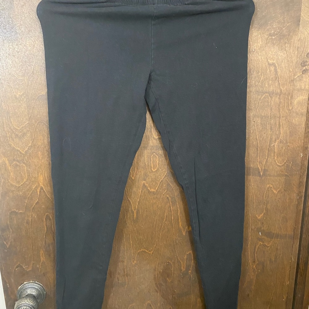 4) Four no boundaries (size 3-5) smll black leggings - Picture 6 of 13